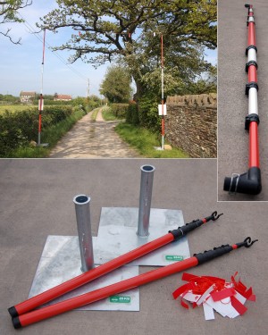Guardian Goalposts System hazard delineator detailed images available at Blakedale