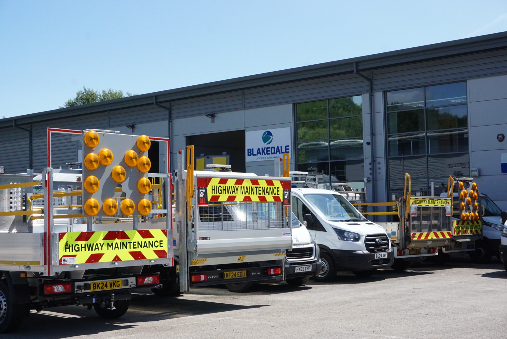 Blakedale traffic management vehicle fleet