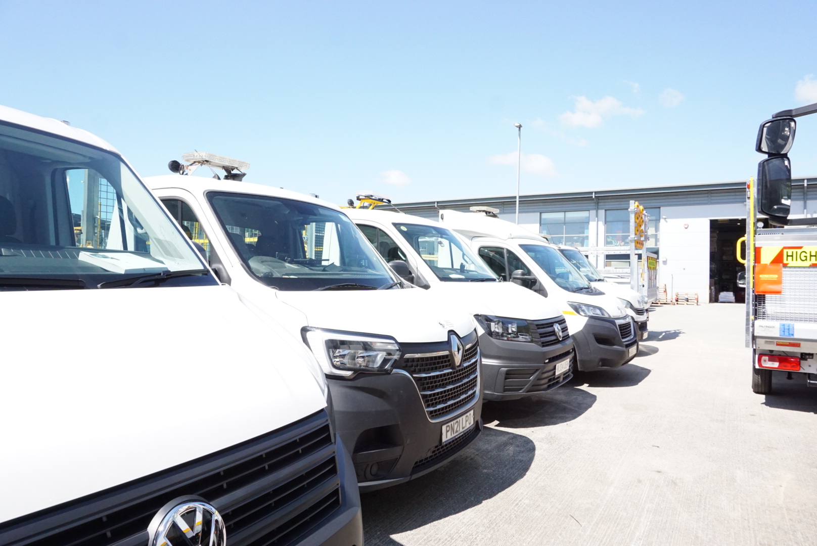Blakedale traffic management vehicle fleet 