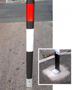 Fleximarker Long Verge Post in Hard Landscape available at Blakedale 