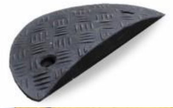 Speed bump end caps