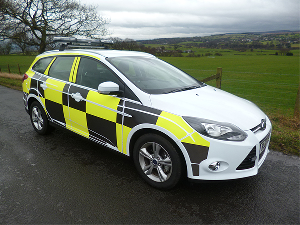 Traffic Safety and Control Officer Car