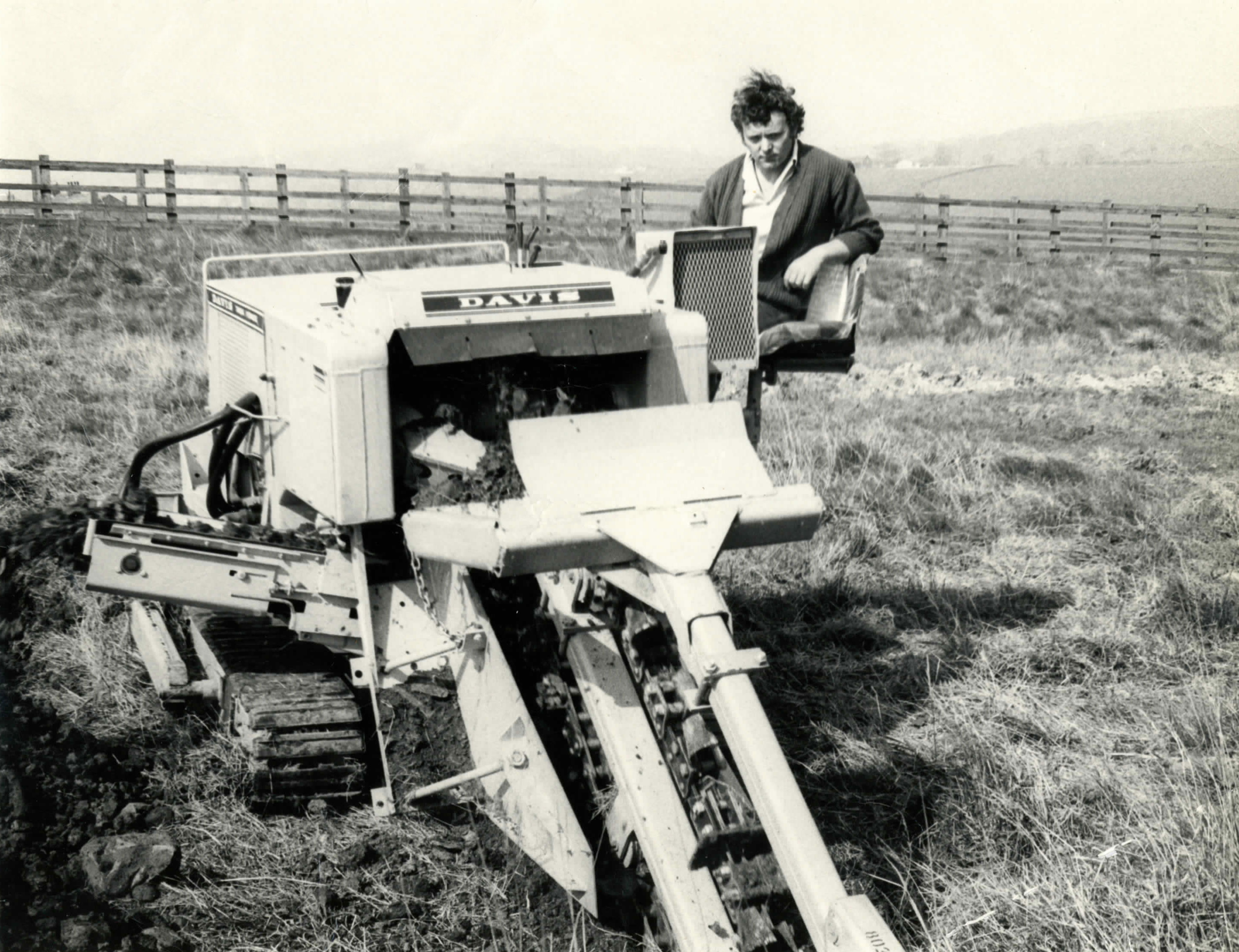 Blakedale family history with Fred trenching