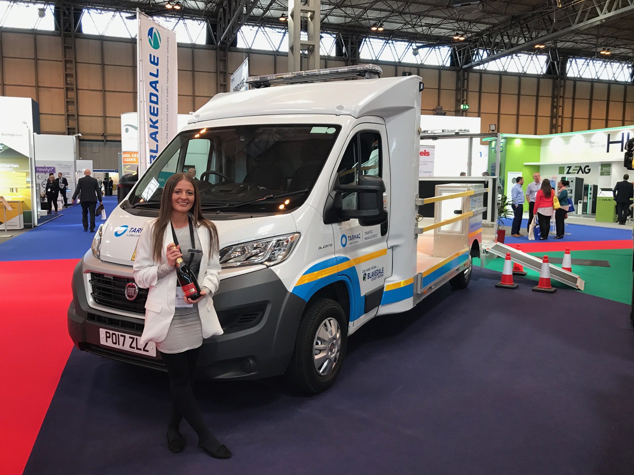 Winner of vehicle naming content with the 'cone ranger'